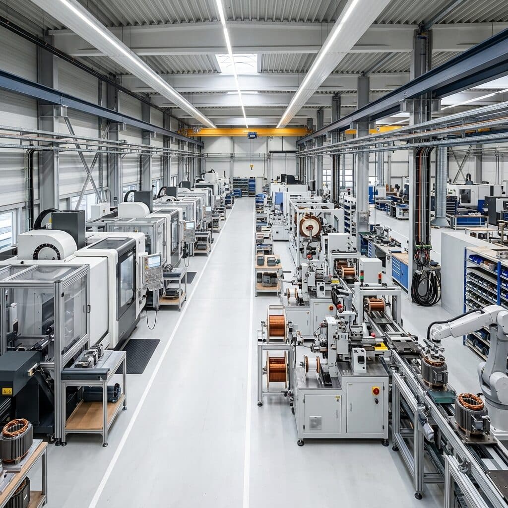 Factory machining and production capability for OEM motor component programs