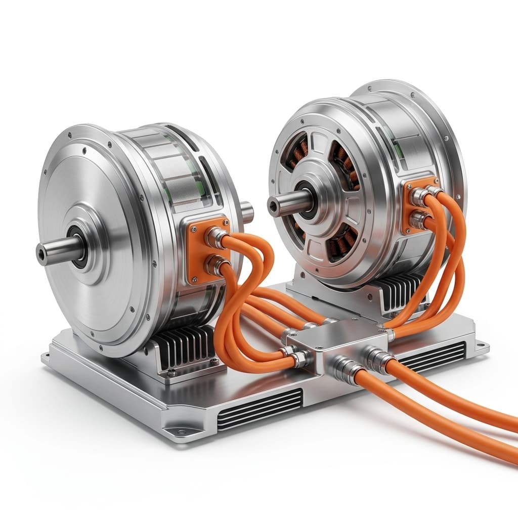 Rare-earth-free EV traction motor with wound rotor synchronous architecture