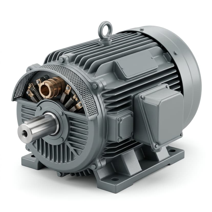 Wound rotor synchronous motor sample for EESM and WRSM validation